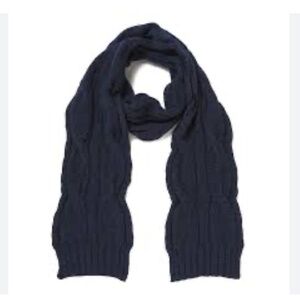 Barbour Blaydon Cable Knit Scarf - Naval Marl